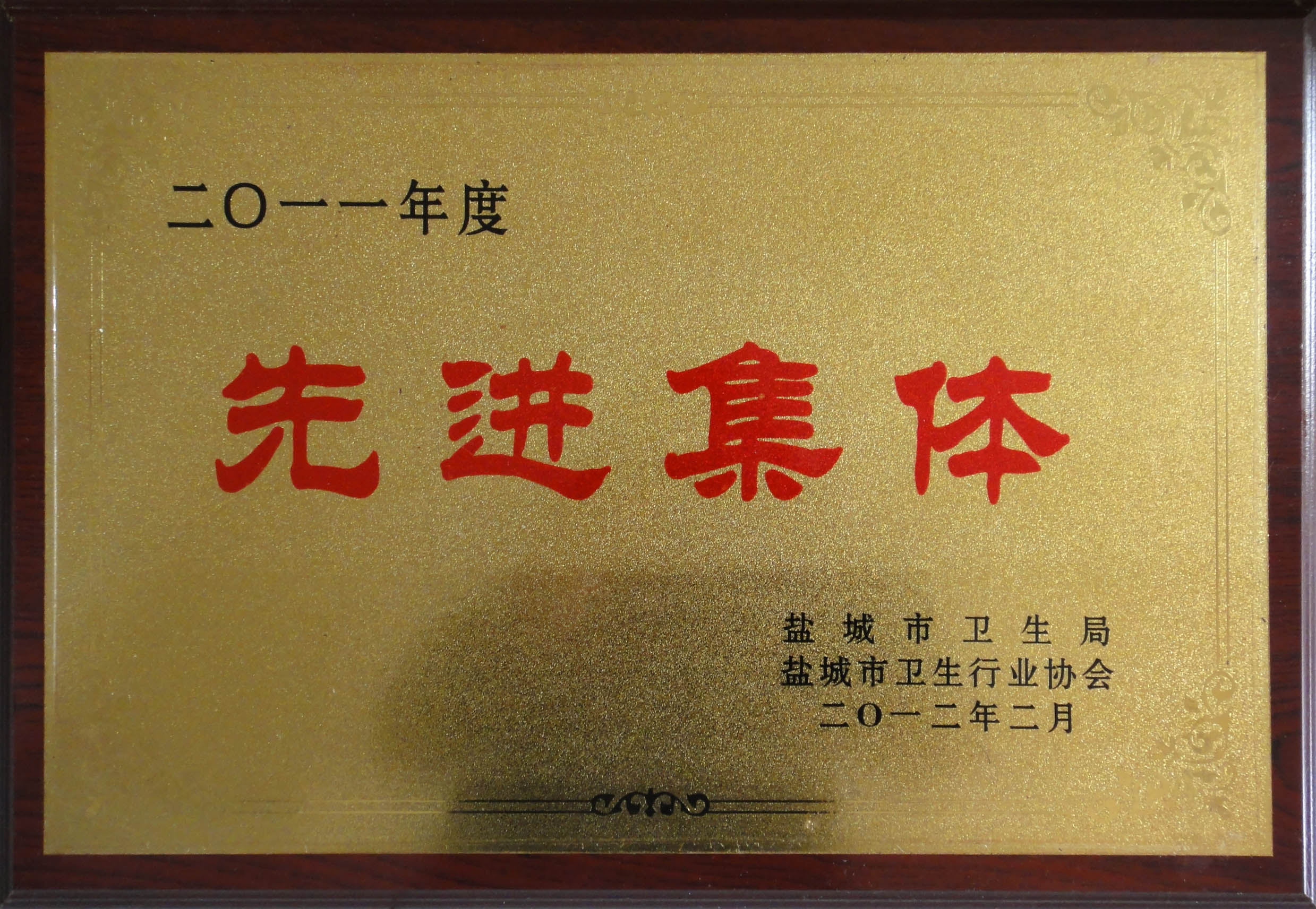 2011年度鹽城市衛生行業先進集體